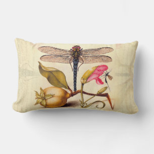 Coussin Rectangle Libellule Botanique Nature Faune Hoefnagel Art