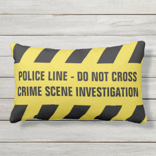 Coussin Rectangle Ligne de police de Faux/carreau fait sur commande