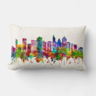 Coussin Rectangle Ligne de Raleigh Caroline du Nord