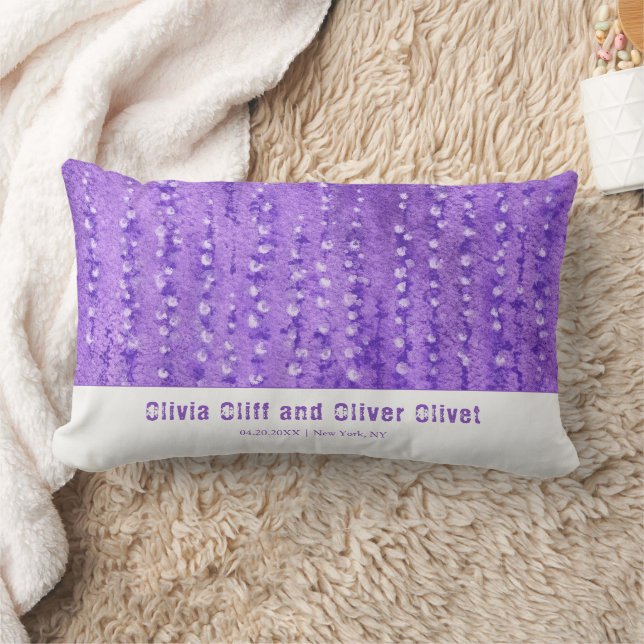 Coussin Rectangle Lilac Lupines (Couverture)