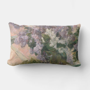 Coussin Rectangle Lilacs dans la fenêtre par Mary Cassatt Peintre am
