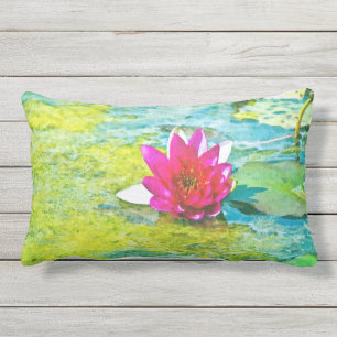 Coussin Rectangle Lily Lilypad