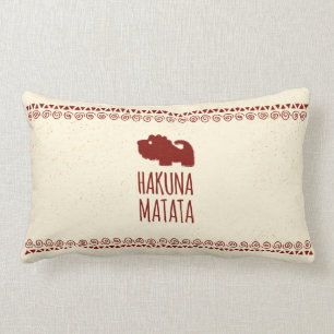 Coussin Rectangle Lion de Hakuna Matata