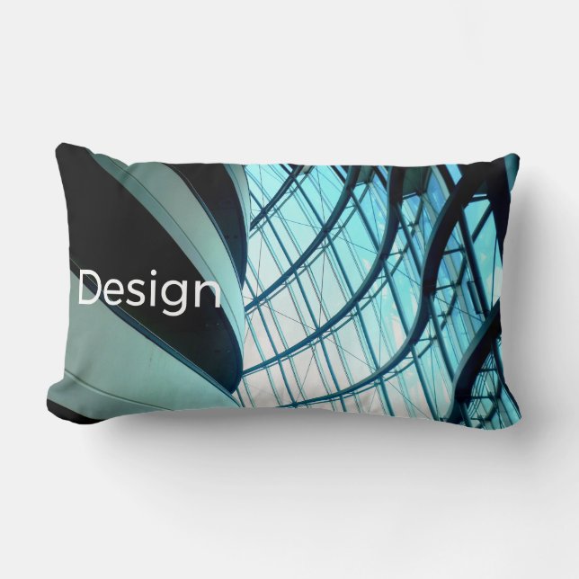 Coussin Rectangle Logo de conception, (Recto)