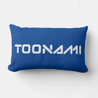 Coussin Rectangle Logo de police numérique Toonami