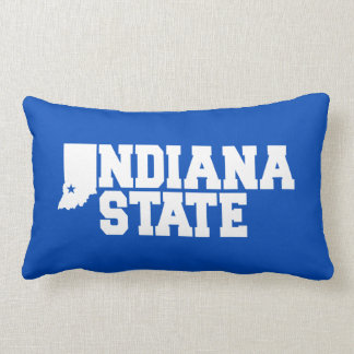 Coussin Rectangle Logo Indiana State