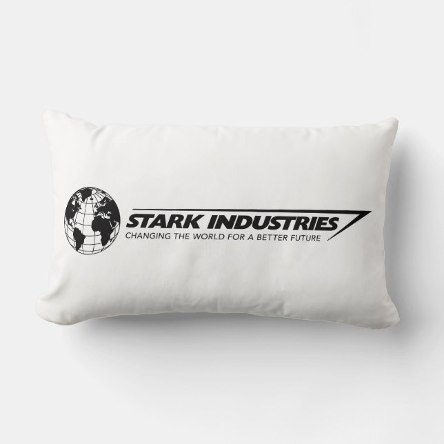 Coussin Rectangle Logo mondial de Stark Industries (Recto)
