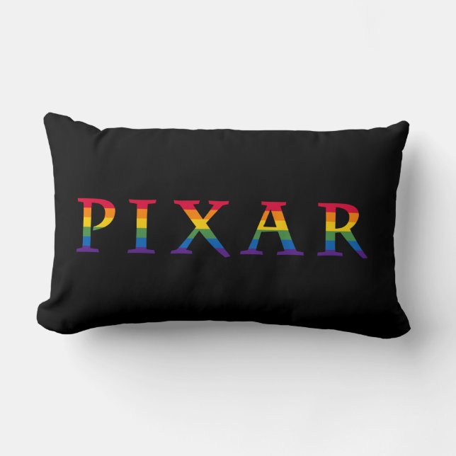 Coussin Rectangle Logo Pixar Rainbow (Recto)