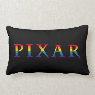 Coussin Rectangle Logo Pixar Rainbow
