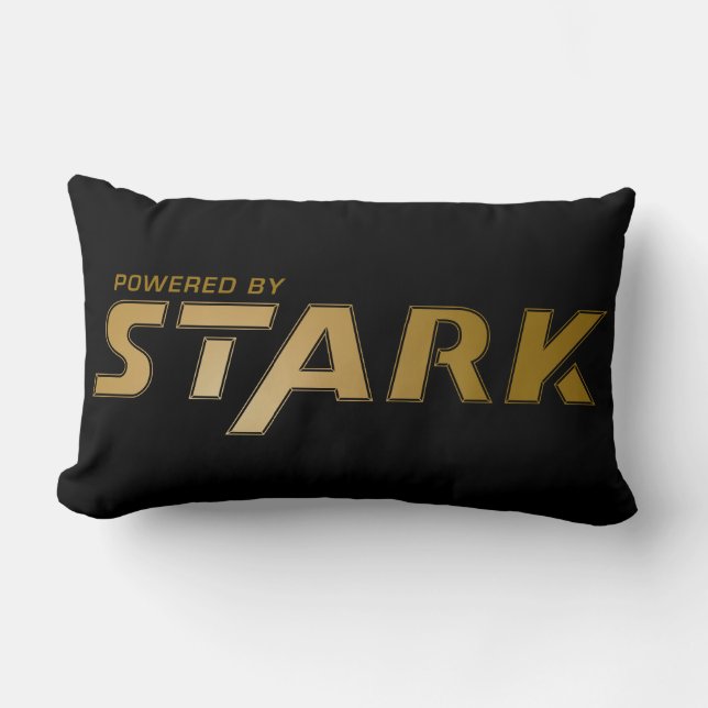 Coussin Rectangle Logo Propulsé par Stark (Recto)