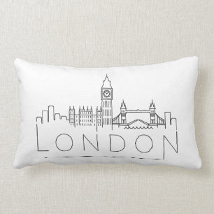 Coussin Rectangle Londres Skyline