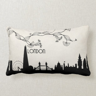 Coussin Rectangle londres skyline deco