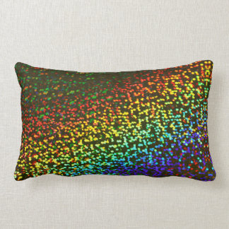 Coussin Rectangle Long carreau de parties scintillantes olographes