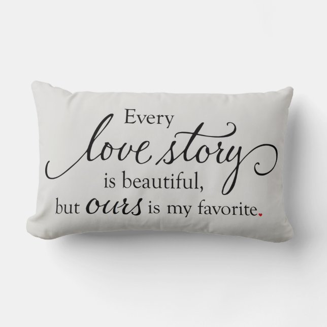 Coussin Rectangle Love Story (Recto)