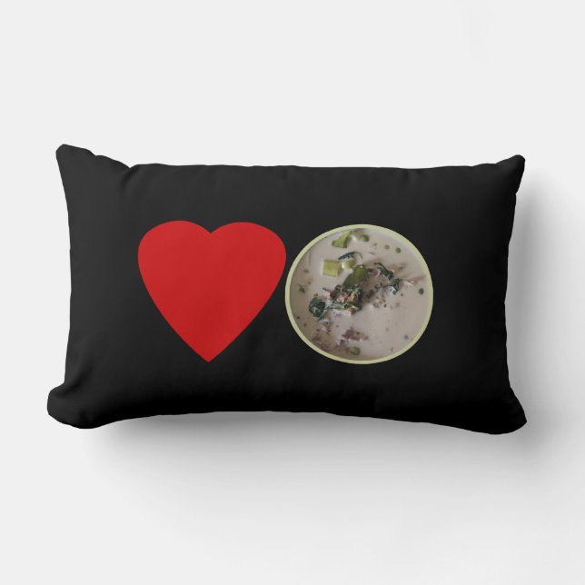 Coussin Rectangle Love Thai Green Curry ... Thaïlande (Recto)