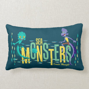 Coussin Rectangle Luca   Des Monstres De Mer Arrivent !