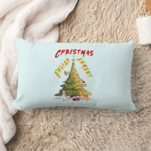 Coussin Rectangle Lumière de Noël