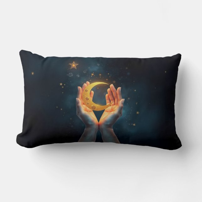 Coussin Rectangle Luna entre las Manos (Recto)