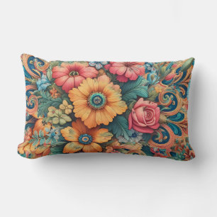 Coussin Rectangle Magnifique bouquet de fleurs
