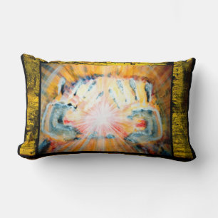 Coussin Rectangle Mains de guérison