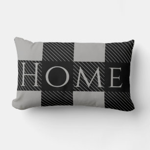 Coussin Rectangle Maison   Plaid Buffalo
