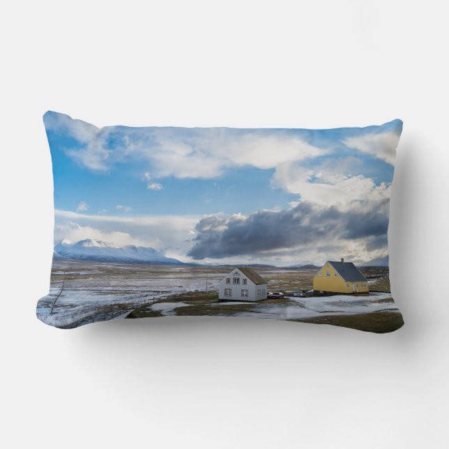 Coussin Rectangle Maisons contemporaines (Recto)