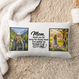 Coussin Rectangle Maman Main Stable M'a Guidé Écriture Manuscrite 2 
