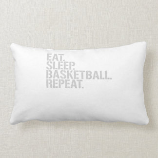 Coussin Rectangle Mangez la répétition de basket-ball de sommeil