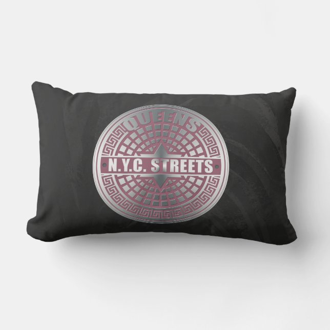 Coussin Rectangle Manhole Covers Queens (Recto)