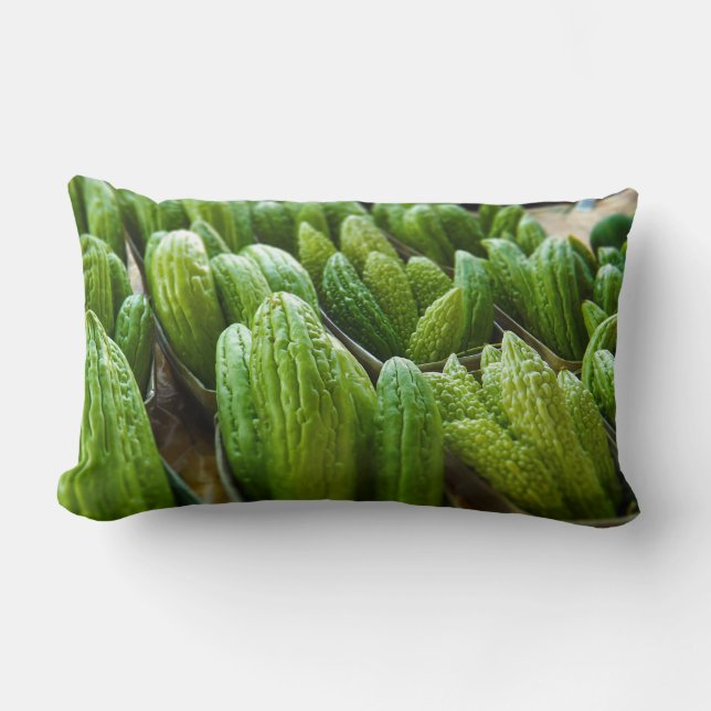 Coussin Rectangle Marché amer Kansas City de ville de concombre de (Recto)