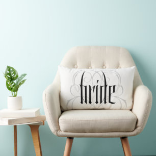 Coussin Rectangle Mariée Groom Ensemble Laisser Tatouage Lune de mie