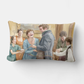 Coussin Rectangle Mary Bennet's story in a Throw Pillow