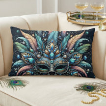 Masque de bijoux à plumes Boho Masquerade