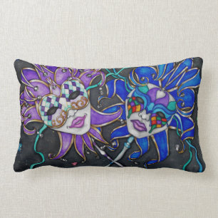 Coussin Rectangle Masques de farceur de comédie/tragédie