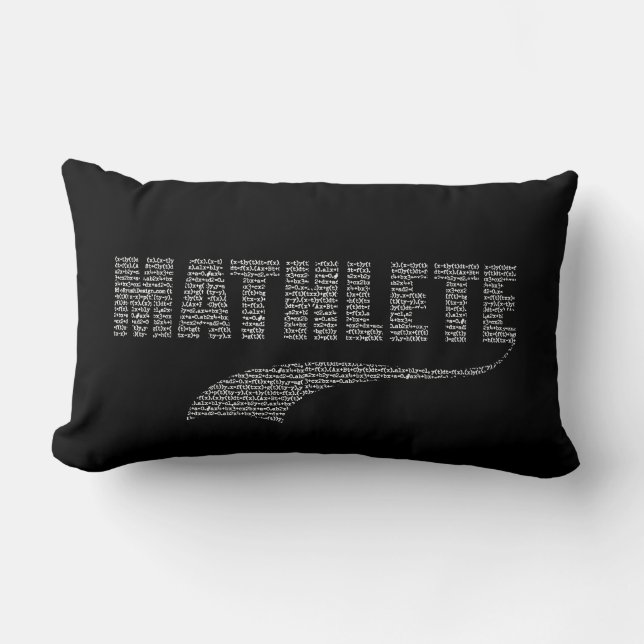 Coussin Rectangle Mathlete Pillow (Recto)