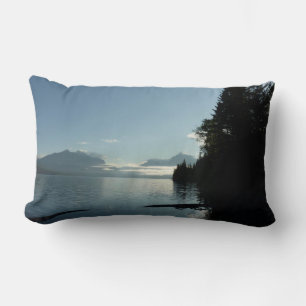 Coussin Rectangle Matin au lac McDonald dans le parc national de Gla