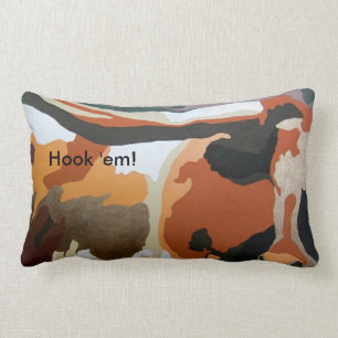 Coussin Rectangle Mauvais type Longhorn