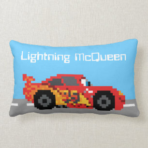 Coussin Rectangle McQueen, éclair 8 bits