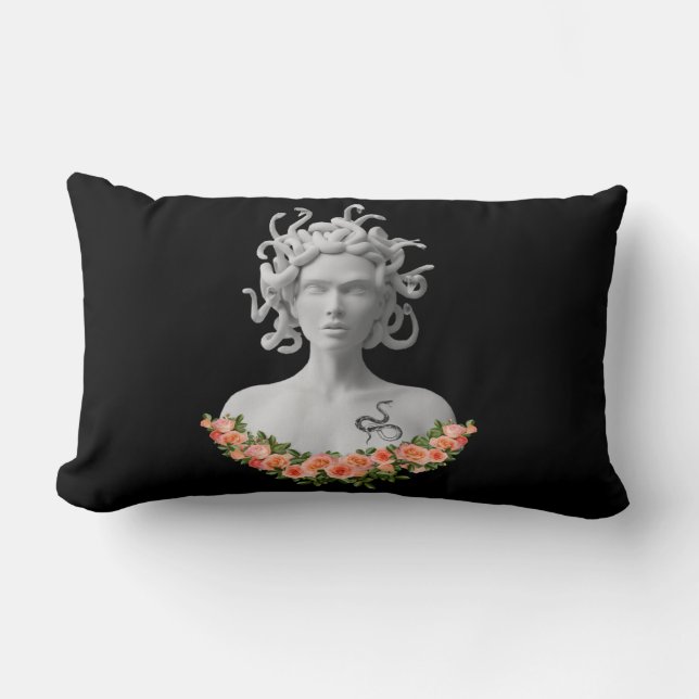 Coussin Rectangle Medusa Gorgon Mythologie grecque (Recto)