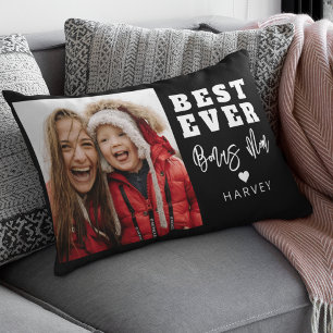Coussin Rectangle Meilleur Bonus d'Ever Maman Photo