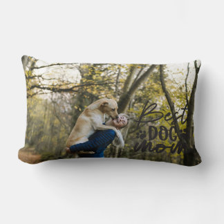 Coussin Rectangle Meilleure Maman de Chien Photo de Chien Personnali