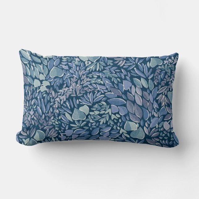 Coussin Rectangle Mélange Botanique (Recto)