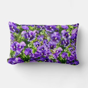 Coussin Rectangle Mer de sérénité : Le beau terrain de purple violet