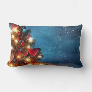 Coussin Rectangle Merry Christmas_throw pillow