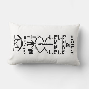 Coussin Rectangle Message binaire Arecibo 1974