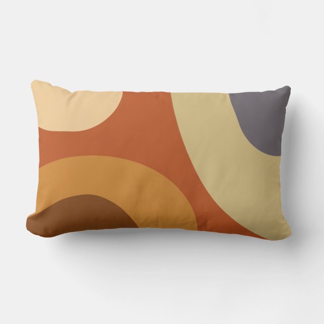Coussin Rectangle Mi-Siècle Moderne Grandes Formes (Recto)
