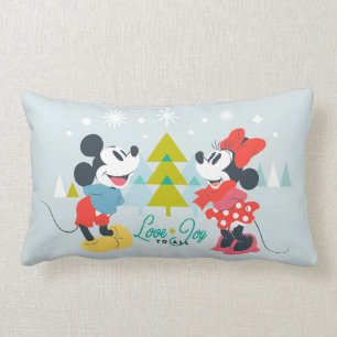 Coussin Rectangle Mickey   Love & Joy To All