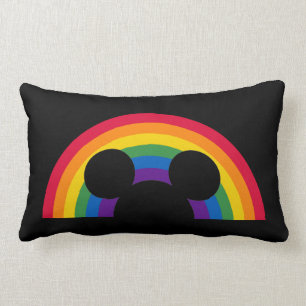 Coussin Rectangle Mickey Rainbow Cutout