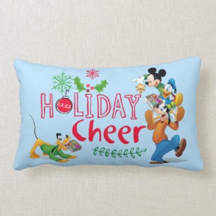 Coussin Rectangle Mickey Spreading Holiday Cheer