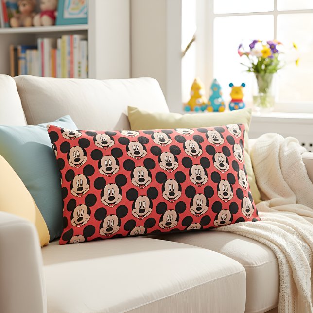 Coussin Rectangle Micky Throw Pillow (Créateur téléchargé)